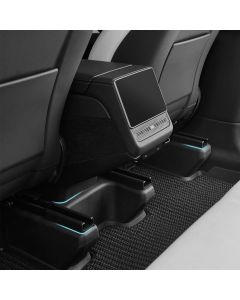 Custom Fit Seat Track Covers for Tesla Model Y Juniper 2025 2026 with TPE Anti Kick Under Seat Rail Protection (Only Fit Premium Models)